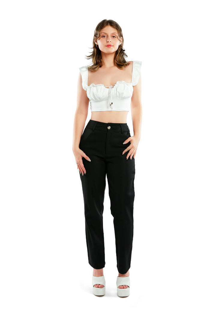 boot cut high waist pants