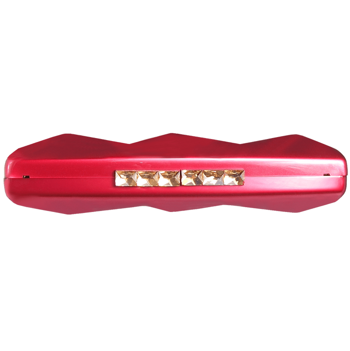 Minaudiére in Metallic Red