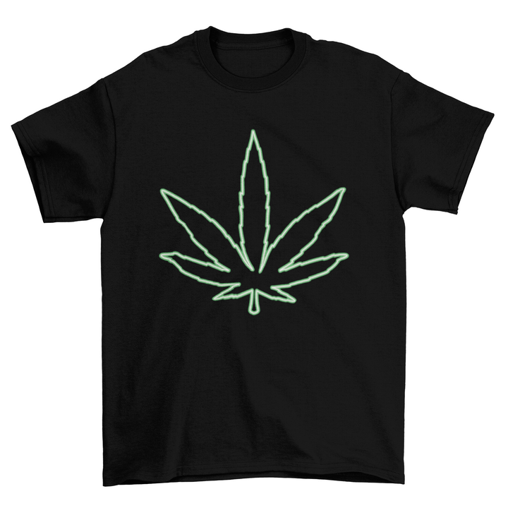 Cannabis marihuana leaf t-shirt design