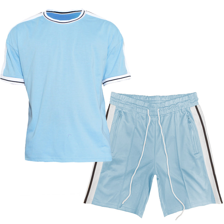 Side Stripe Tape Short Set