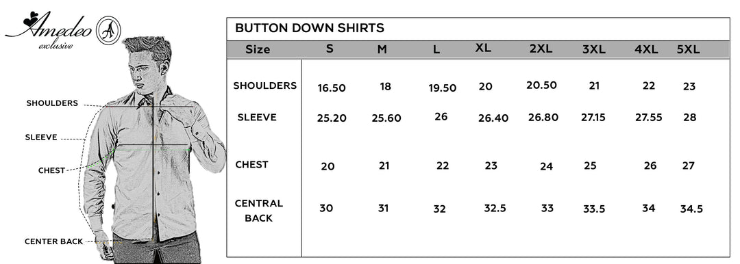 Light Orange Mens Slim Fit Designer Dress Shirt - tailored Cotton
