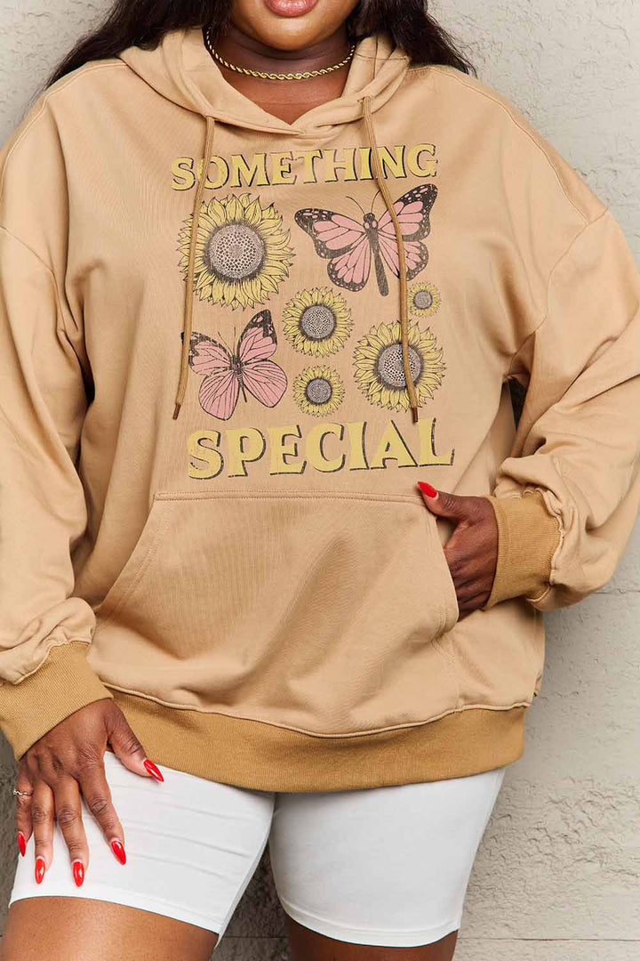 Simply Love Simply Love Full Size SOMETHING SPECIAL Graphic Hoodie